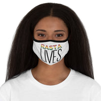 Rasta Lives Fitted Polyester Face Mask