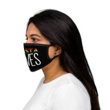 Rasta Lives_Mixed-Fabric Face Mask_Black