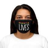 Rasta Lives_Mixed-Fabric Face Mask_Black